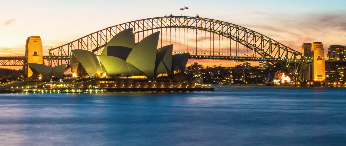 Sydney Harbour and Sydney Opera House